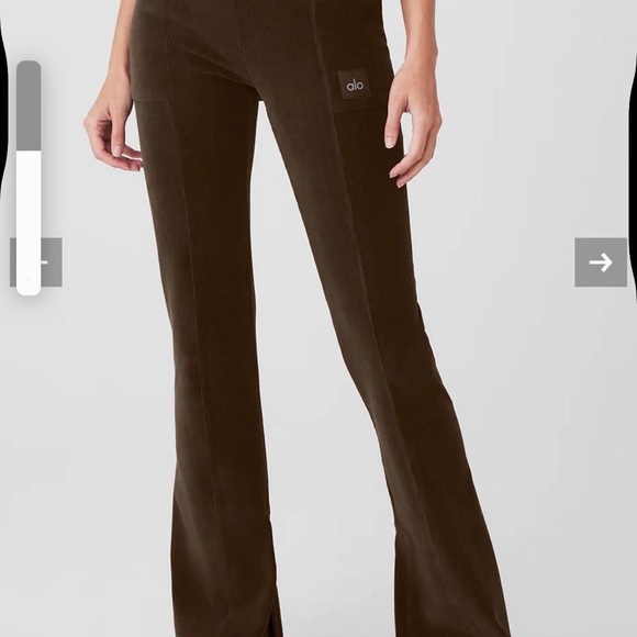 ALO Yoga Women's Brown Flare Pants - Picture 1 of 2